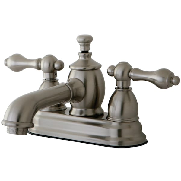 KS7008AL 4" Centerset Bathroom Faucet, Brushed Nickel